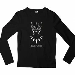 The Banyan Tee Superheroes Full Sleeves T-shirt - Black Panther