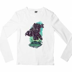 The Banyan Tee Superheroes Full Sleeves T-shirt - Black Panther
