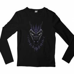 The Banyan Tee Superheroes Full Sleeves T-shirt - Black Panther