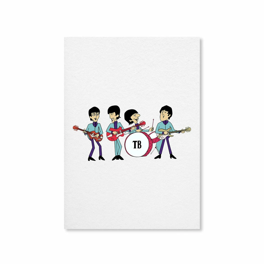 The Banyan Tee Poster - The Fab Four 1 The Banyan Tee Poster - The Fab Four