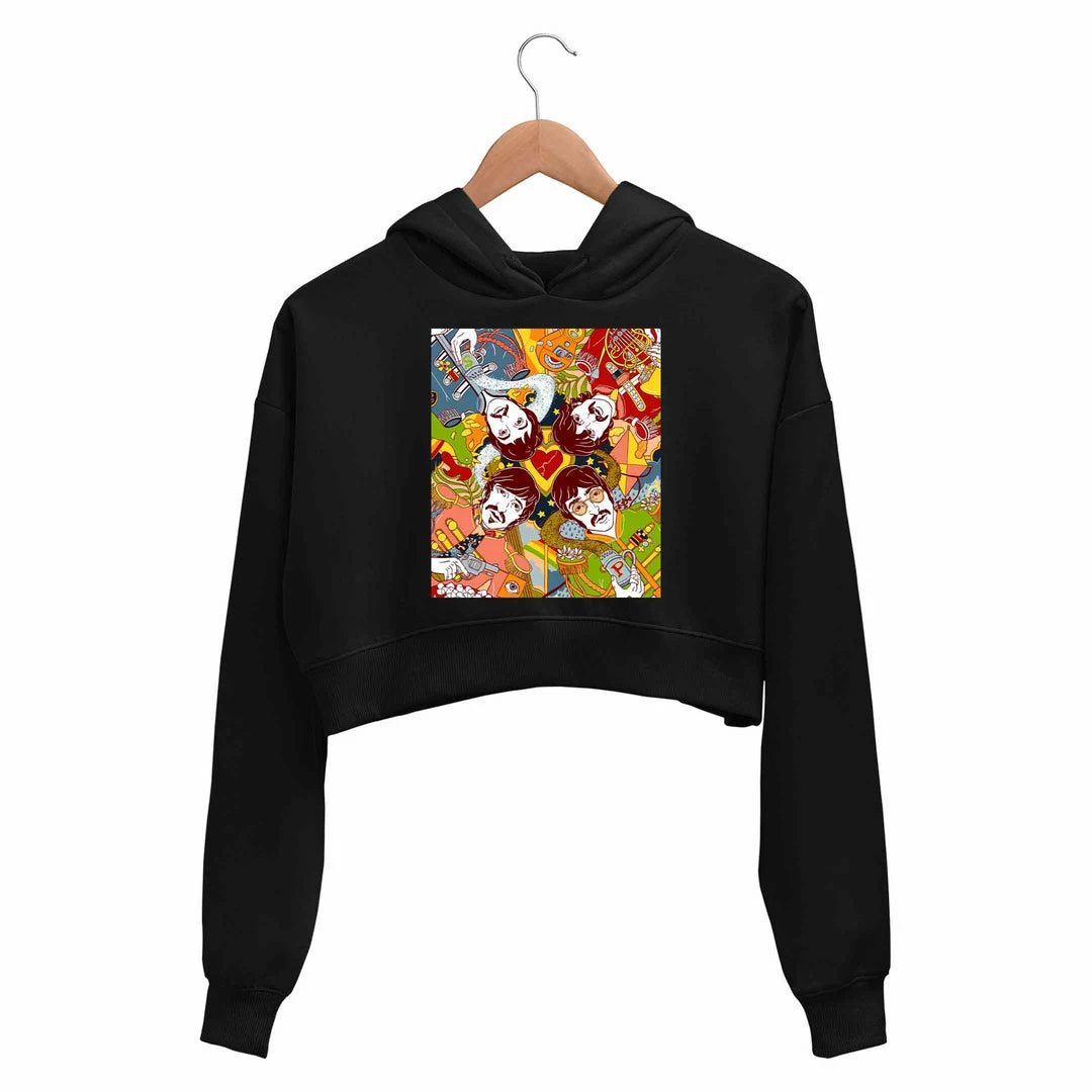 The Banyan Tee Crop Hoodie - Pop Art Crop Hoodies 1 The Banyan Tee Crop Hoodie - Pop Art Crop Hoodies