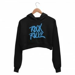 The Banyan Tee Crop Hoodie - Rock N' Roll