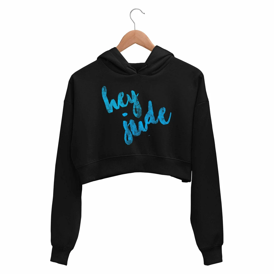 The Banyan Tee Crop Hoodies Crop Hoodie - Hey Jude 1 The Banyan Tee Crop Hoodies Crop Hoodie - Hey Jude