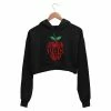 The Banyan Tee Crop Hoodies Crop Hoodie - Strawberry Fields Forever