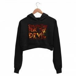 The Banyan Tee The Rolling Stones Crop Hoodie - Sympathy For The Devil