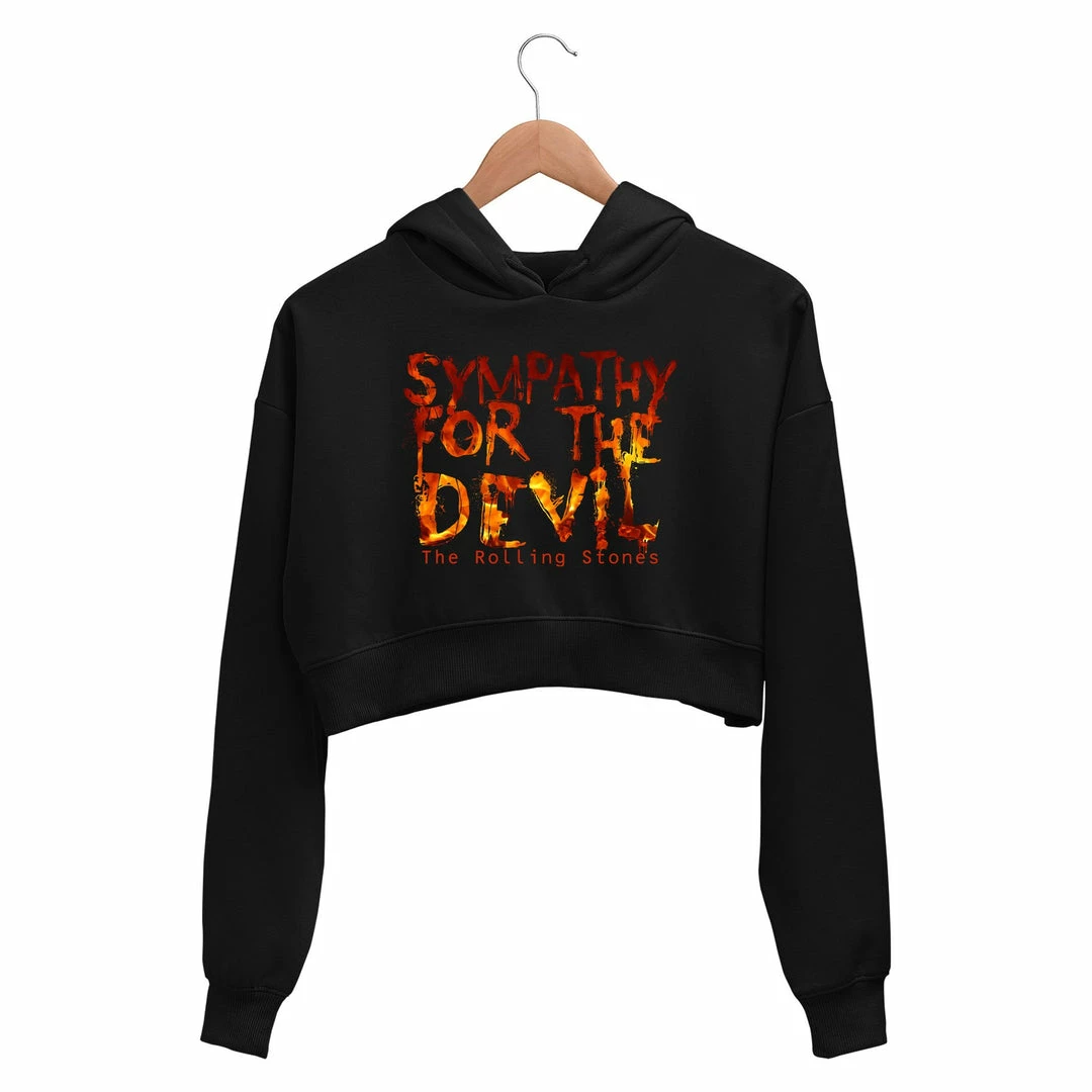 The Banyan Tee The Rolling Stones Crop Hoodie - Sympathy For The Devil 1 The Banyan Tee The Rolling Stones Crop Hoodie - Sympathy For The Devil