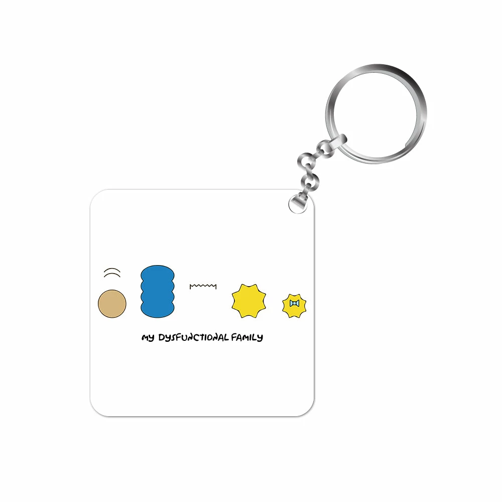 The Banyan Tee Keychains Keychain - My Dysfunctional Family 1 The Banyan Tee Keychains Keychain - My Dysfunctional Family