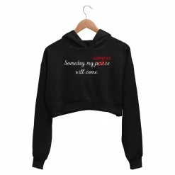 The Banyan Tee The Vampire Diaries Crop Hoodie - My Vampire Will Come