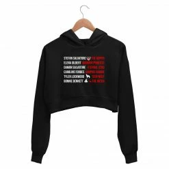The Banyan Tee The Vampire Diaries Crop Hoodie