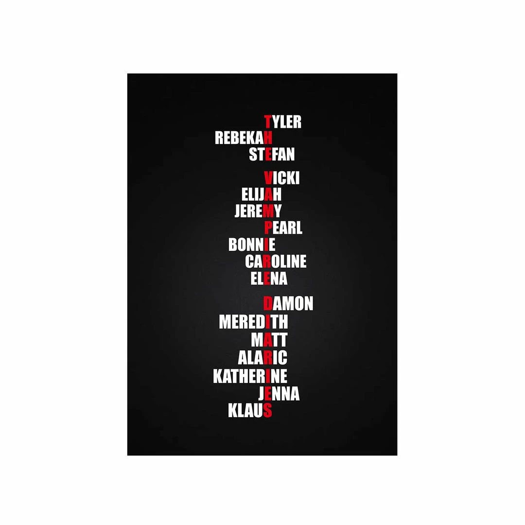 The Banyan Tee Posters The Vampire Diaries Poster 1 The Banyan Tee Posters The Vampire Diaries Poster