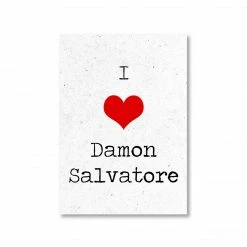 The Banyan Tee Posters The Vampire Diaries Poster - I Love Damon