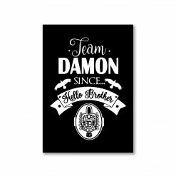 The Banyan Tee The Vampire Diaries Poster - Team Damon Posters