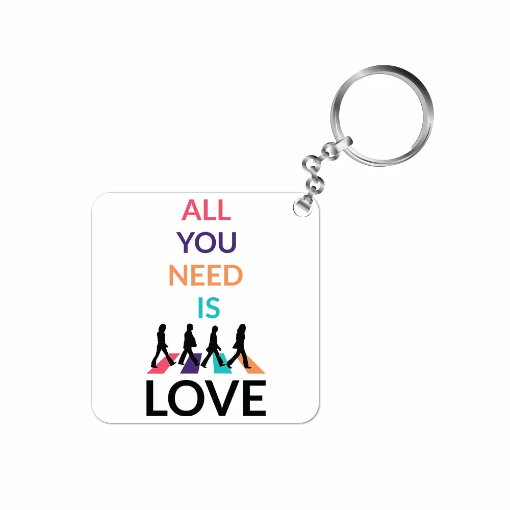 The Banyan Tee Keychains Keychain - All You Need Is Love 1 The Banyan Tee Keychains Keychain - All You Need Is Love