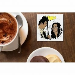 The Banyan Tee Coasters Coaster - Under The Yellow Umbrella