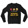 The Banyan Tee Sweatshirt - Universal Law Of Job Sweatshirts