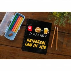 The Banyan Tee Notebook - Universal Law Of Job Notebooks