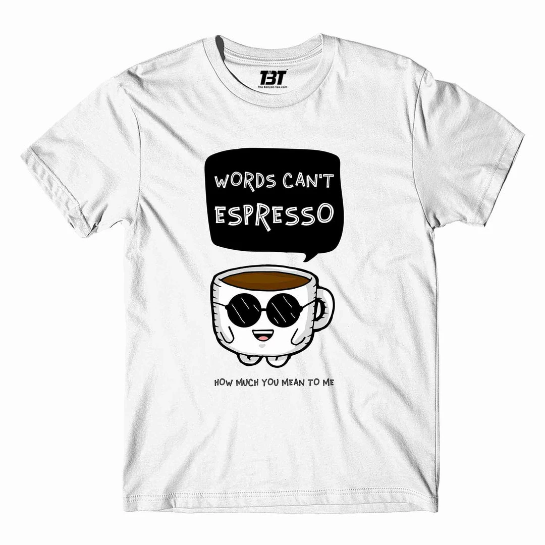 The Banyan Tee Printed T-shirt - Words Can't Espresso T-shirts 1 The Banyan Tee Printed T-shirt - Words Can't Espresso T-shirts