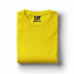The Banyan Tee Graphic Junkies Plain T-shirt - Yellow