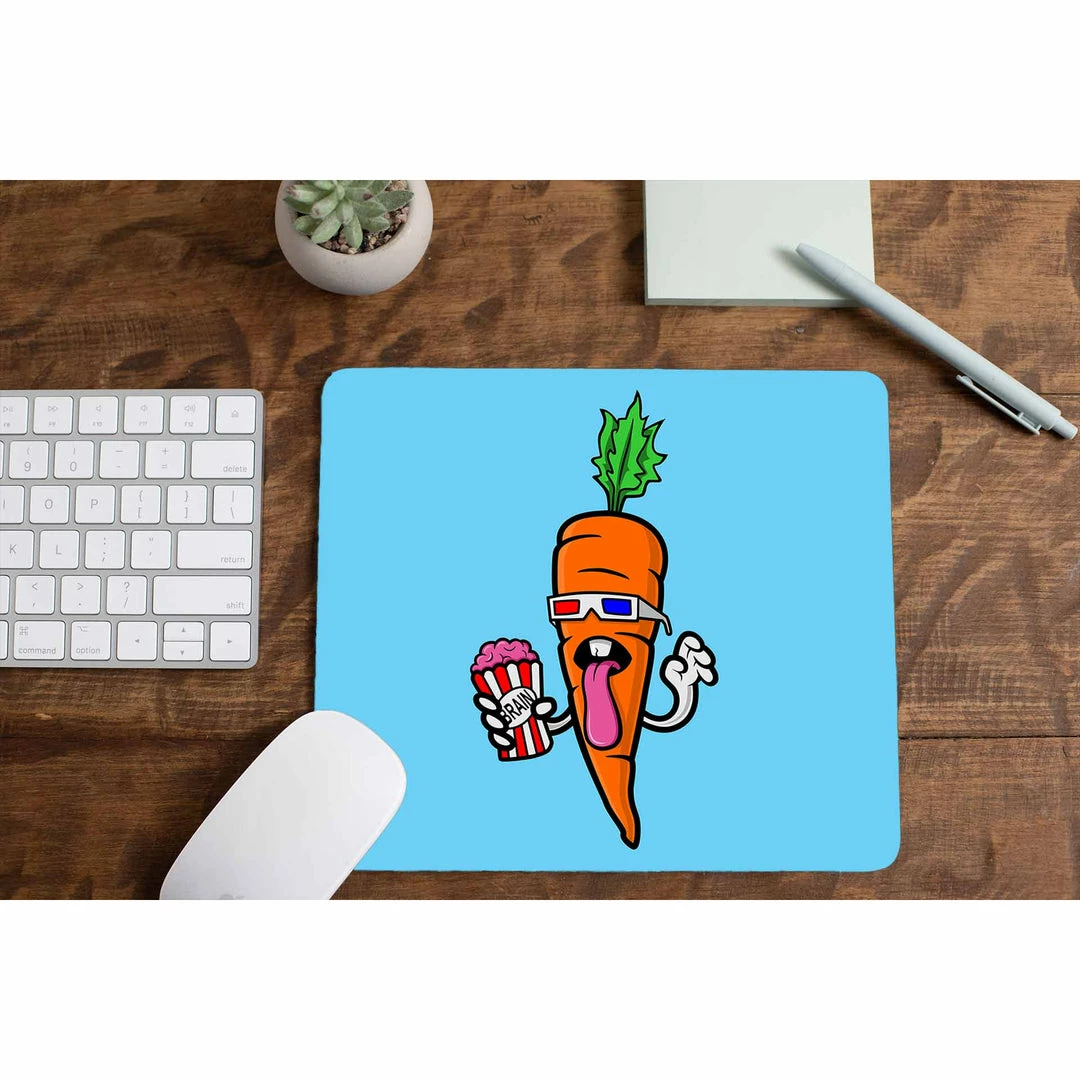 The Banyan Tee Mousepads Mouse Pad - Zombie Carrot 1 The Banyan Tee Mousepads Mouse Pad - Zombie Carrot