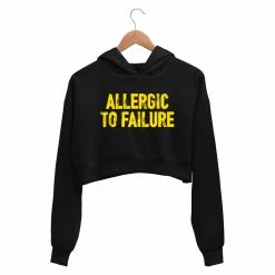 The Banyan Tee Printed Crop Hoodie - Allergic To Failure