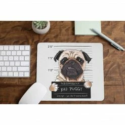 The Banyan Tee Mouse Pad - Prisoner Pug