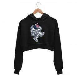The Banyan Tee Printed Crop Hoodie - Astro Dessert Crop Hoodies