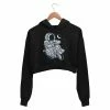 The Banyan Tee Printed Crop Hoodie - Astro Rider Crop Hoodies