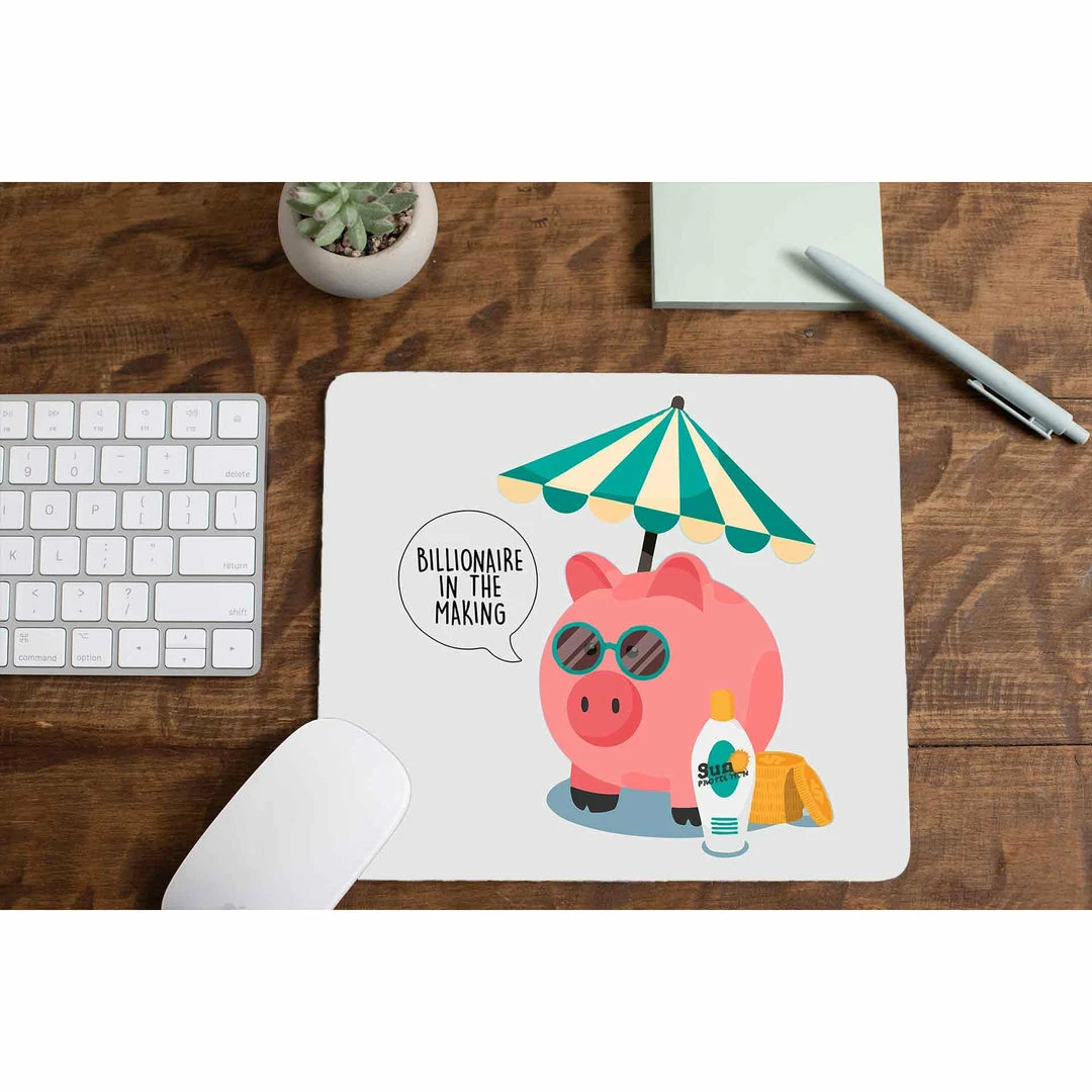 The Banyan Tee Mousepads Mouse Pad - Billionaire In The Making 1 The Banyan Tee Mousepads Mouse Pad - Billionaire In The Making