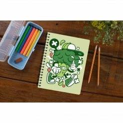 The Banyan Tee Notebook - Cartoon Broccoli Notebooks