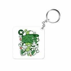 The Banyan Tee Keychain - Cartoon Broccoli