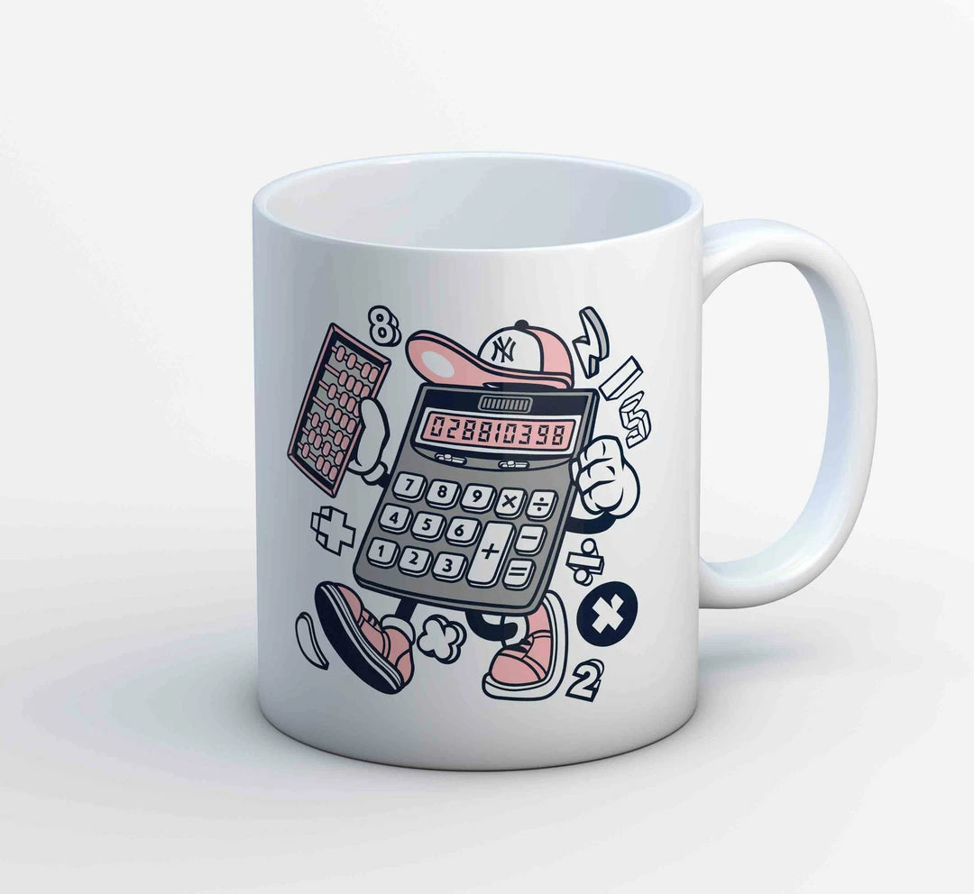 The Banyan Tee Coffee Mug - Cartoon Calculator 1 The Banyan Tee Coffee Mug - Cartoon Calculator