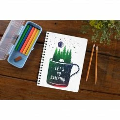 The Banyan Tee Notebooks Notebook - Let's Go Camping