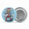 The Banyan Tee Badge - Surfer Candy Machine Cartoon