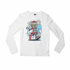 The Banyan Tee Full Sleeves T-shirt - Surfer Candy Machine Cartoon