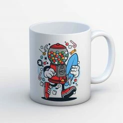 The Banyan Tee Coffee Mug - Surfer Candy Machine Cartoon
