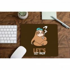 The Banyan Tee Mouse Pad - Let's Get High