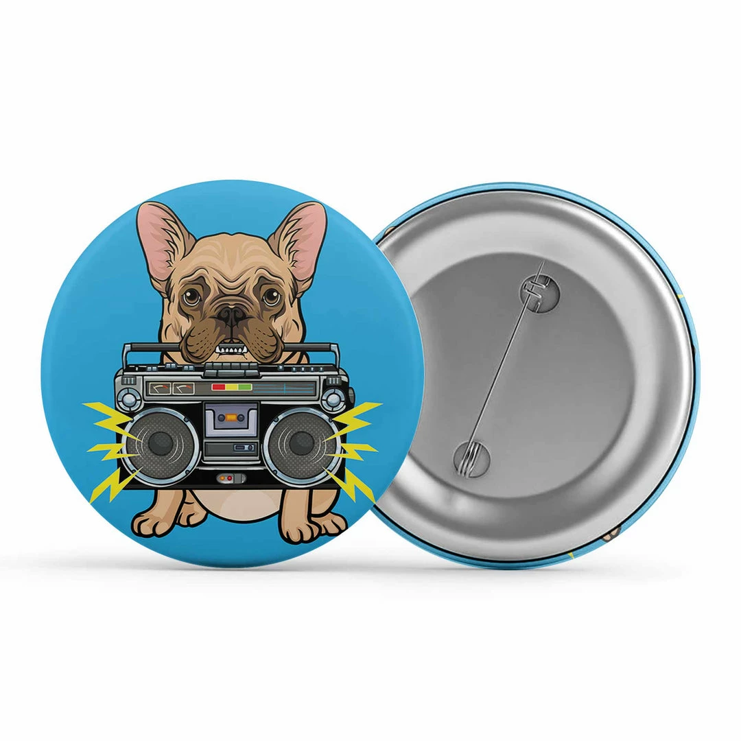 The Banyan Tee Badges Badge - Dog With Boombox 1 The Banyan Tee Badges Badge - Dog With Boombox