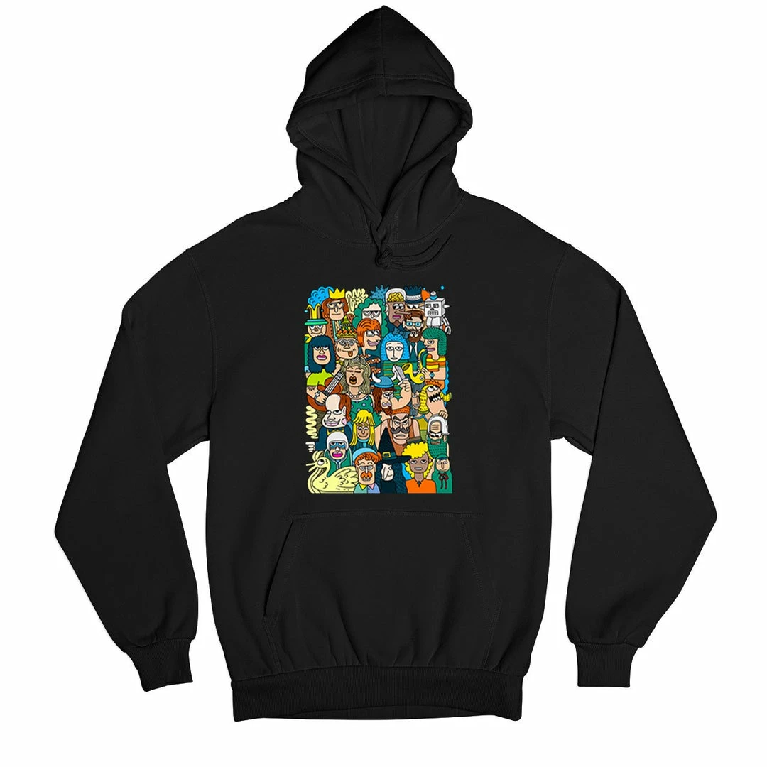 The Banyan Tee Hoodies Hoodie - Crowd Doodle 1 The Banyan Tee Hoodies Hoodie - Crowd Doodle
