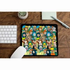 The Banyan Tee Mouse Pad - Crowd Doodle