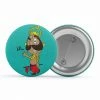 The Banyan Tee Badge - Cartoon Ravana - Hi Badges