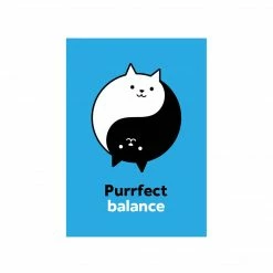 The Banyan Tee Poster - Purrfect Balance Posters