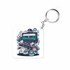 The Banyan Tee Keychain - Cassette DJ Cartoon Keychains