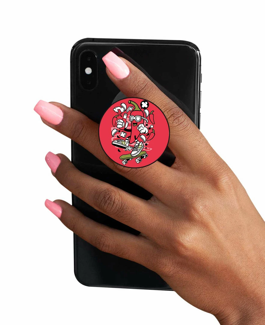 The Banyan Tee Pop Socket - Skater Chili Pop Sockets 1 The Banyan Tee Pop Socket - Skater Chili Pop Sockets