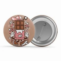 The Banyan Tee Badge - Chocolate Bar Cartoon Badges