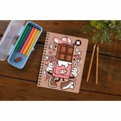 The Banyan Tee Notebook - Chocolate Bar Cartoon
