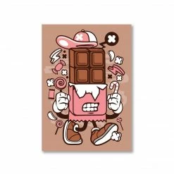 The Banyan Tee Poster - Chocolate Bar Cartoon