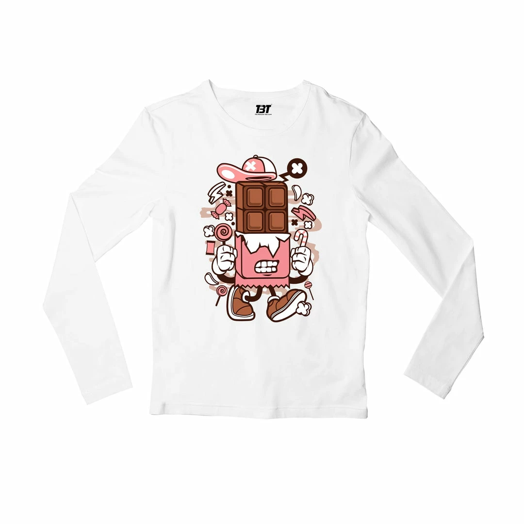 The Banyan Tee Full Sleeves T-shirt - Chocolate Bar Cartoon 1 The Banyan Tee Full Sleeves T-shirt - Chocolate Bar Cartoon