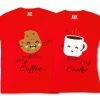 The Banyan Tee Couple T-shirts - Cookie & Coffee