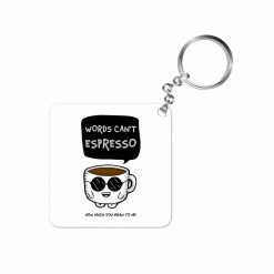 The Banyan Tee Keychain - Words Can't Espresso Keychains