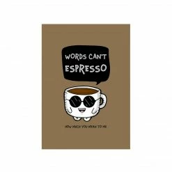 The Banyan Tee Poster - Words Can't Espresso